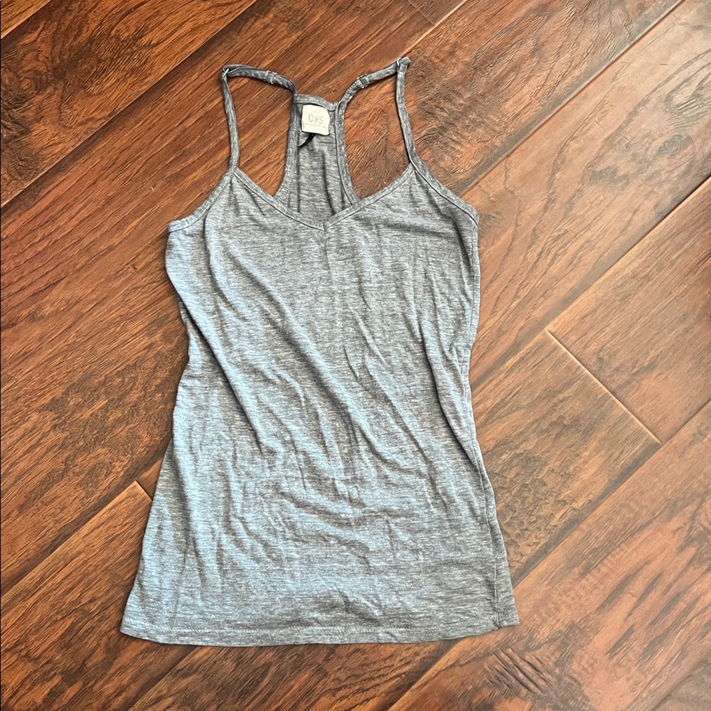 GAP Heather Gray Racerback Tank
